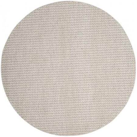 Safavieh Natura Round Area Rug, Ivory and Silver - 6 x 6 ft. NAT311A-6R